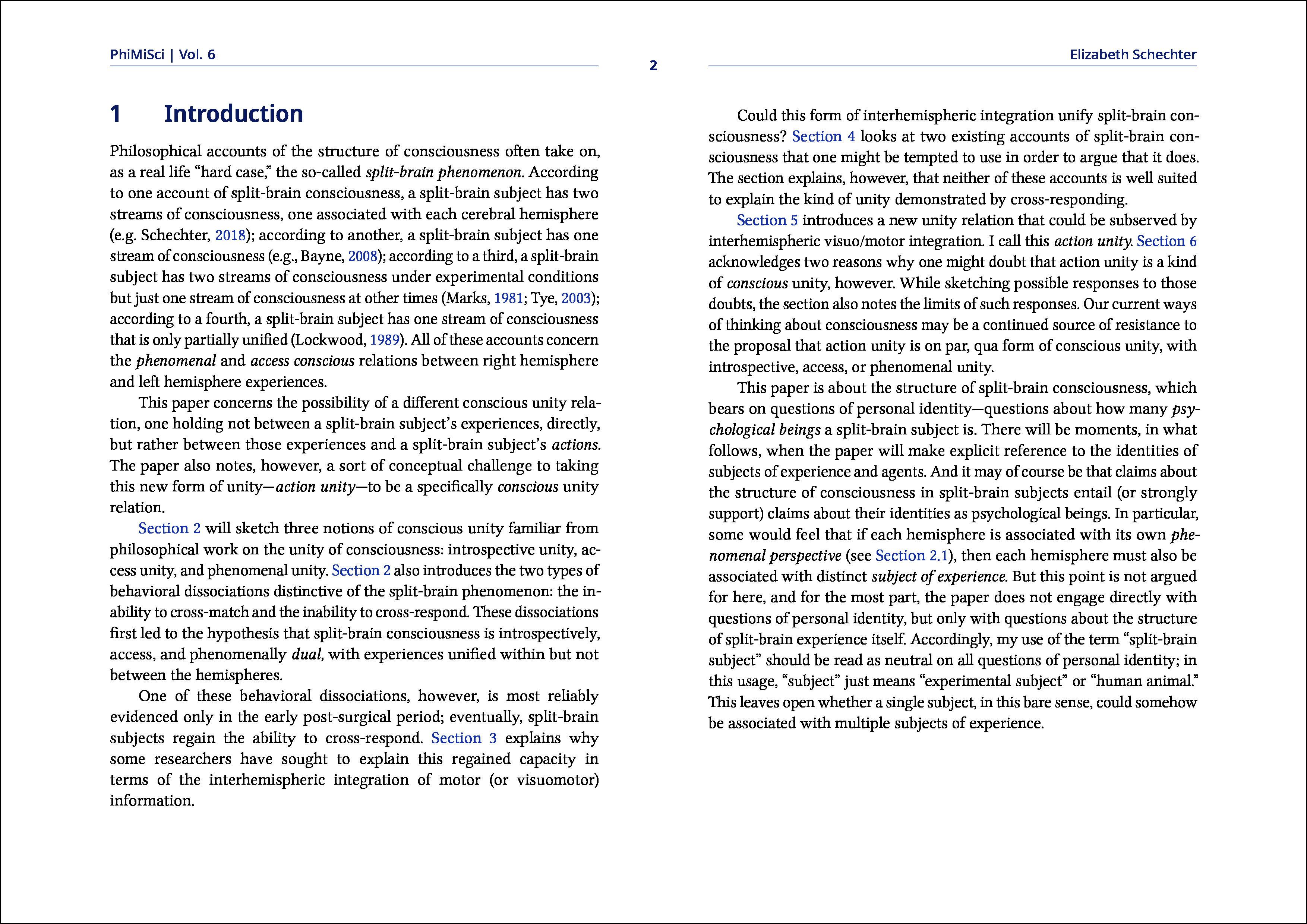 Typische Doppelseite 